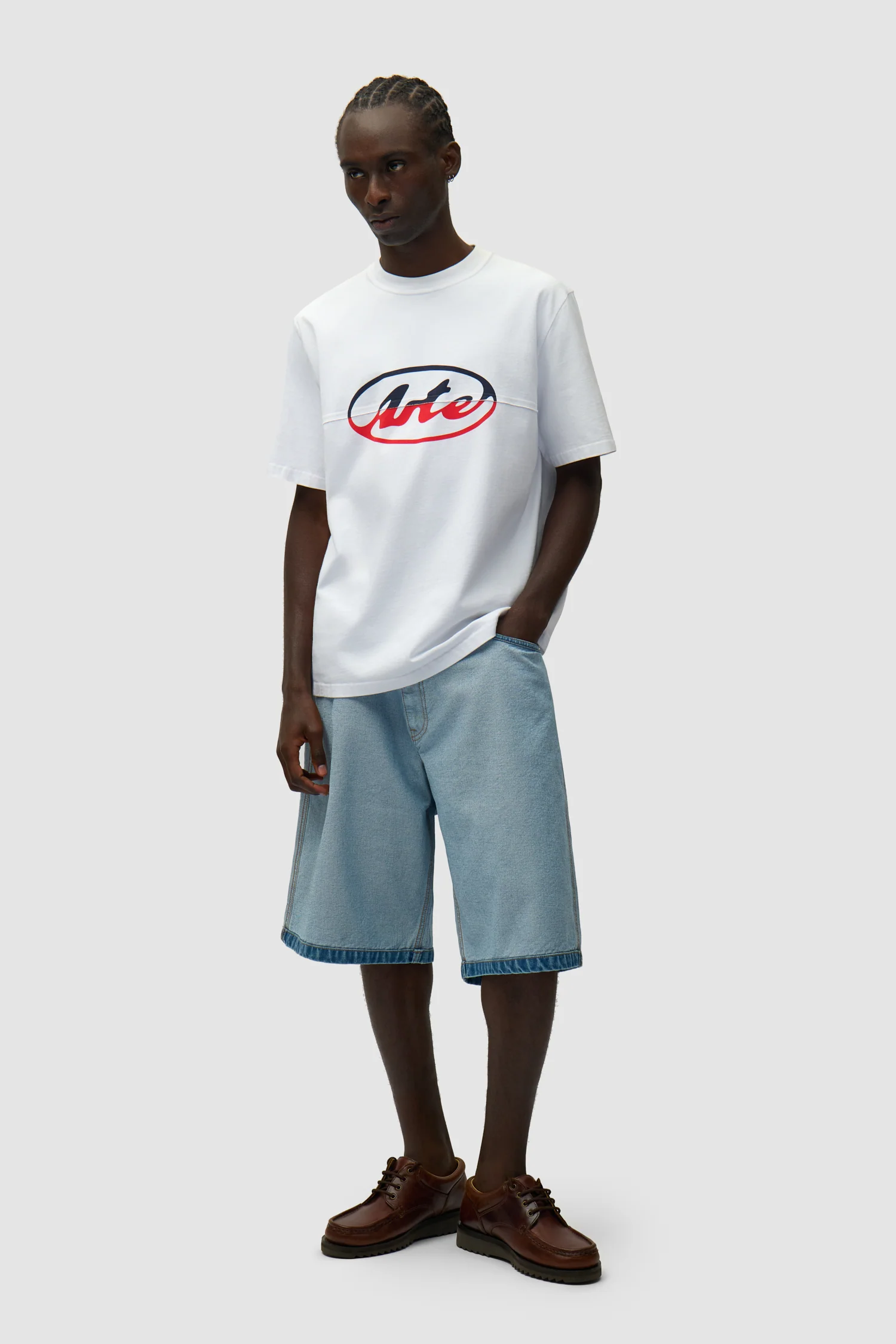 Circle Logo Cut T-shirt - White - Image 4