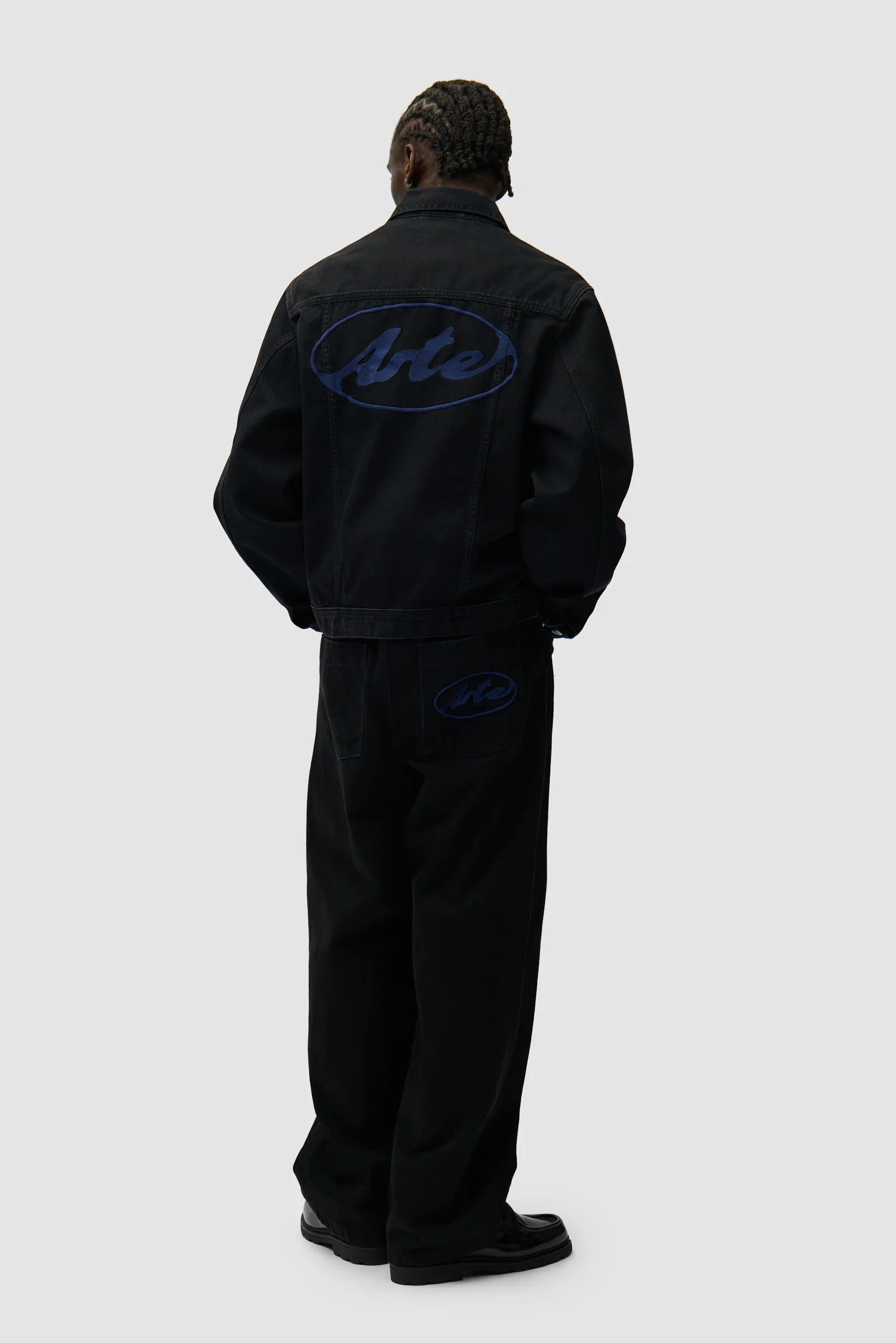 Circle Logo Jeans Jacket - Black - Image 6