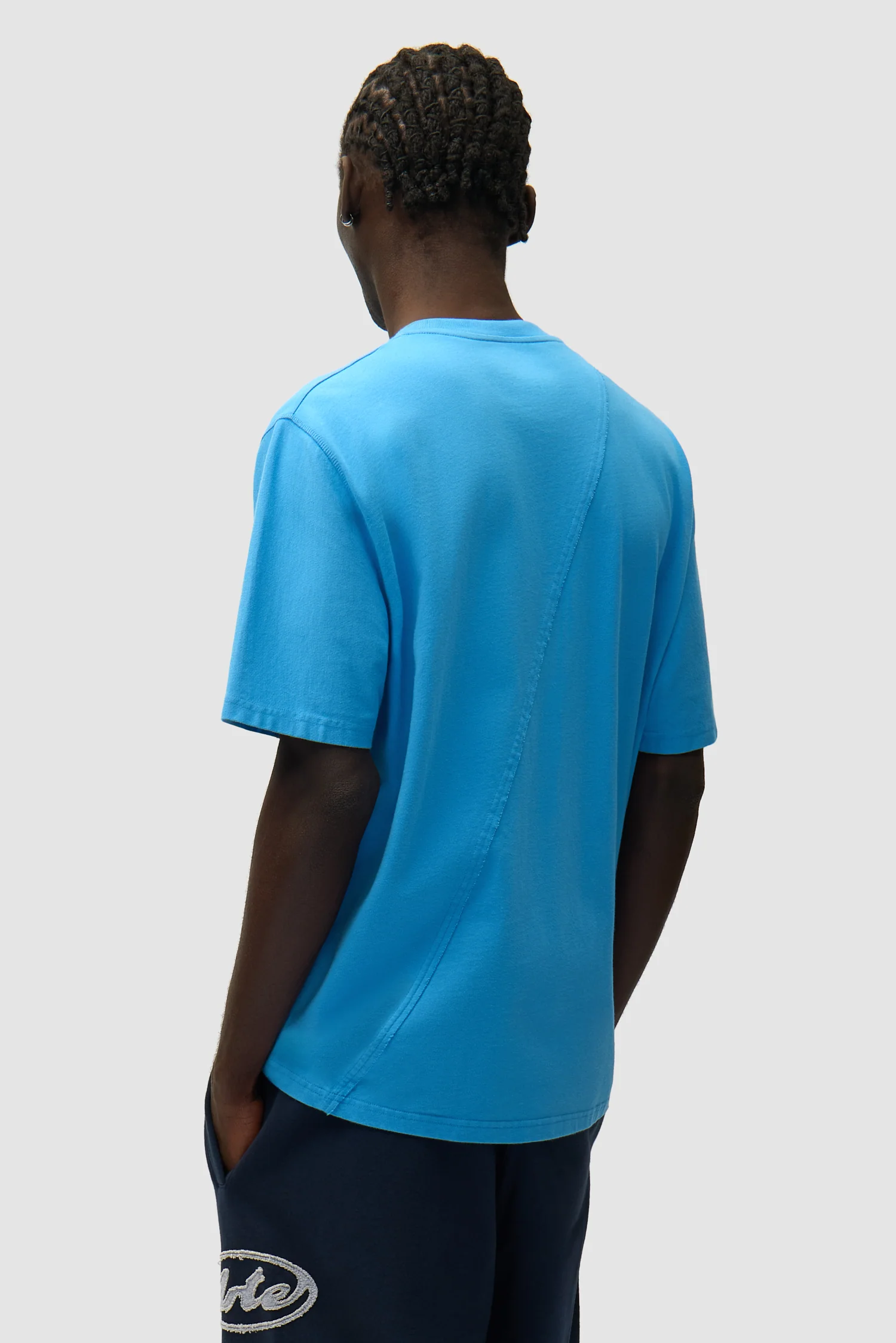 Circle Logo T-shirt - Blue - Image 3