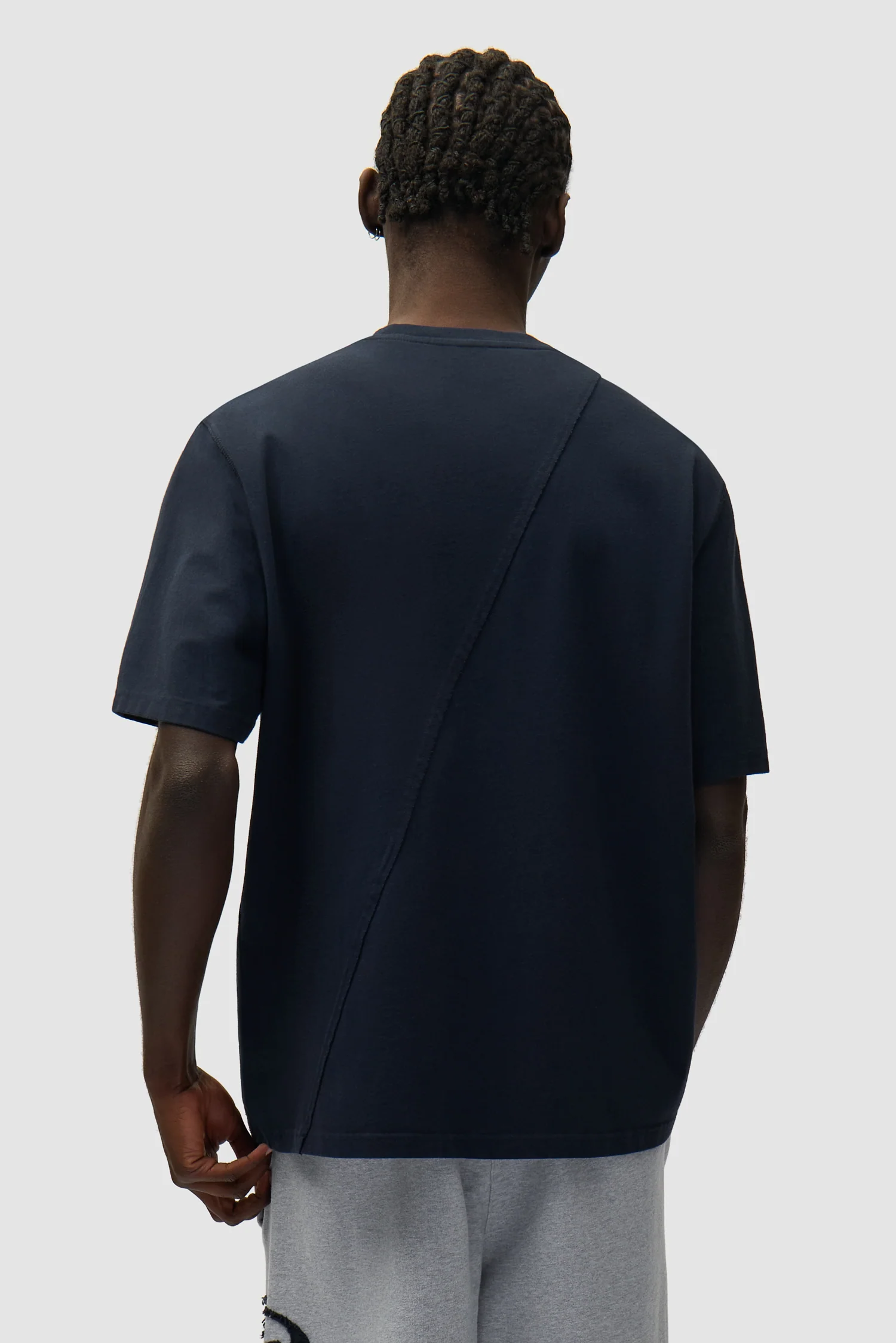Circle Logo T-shirt - Navy - Image 3