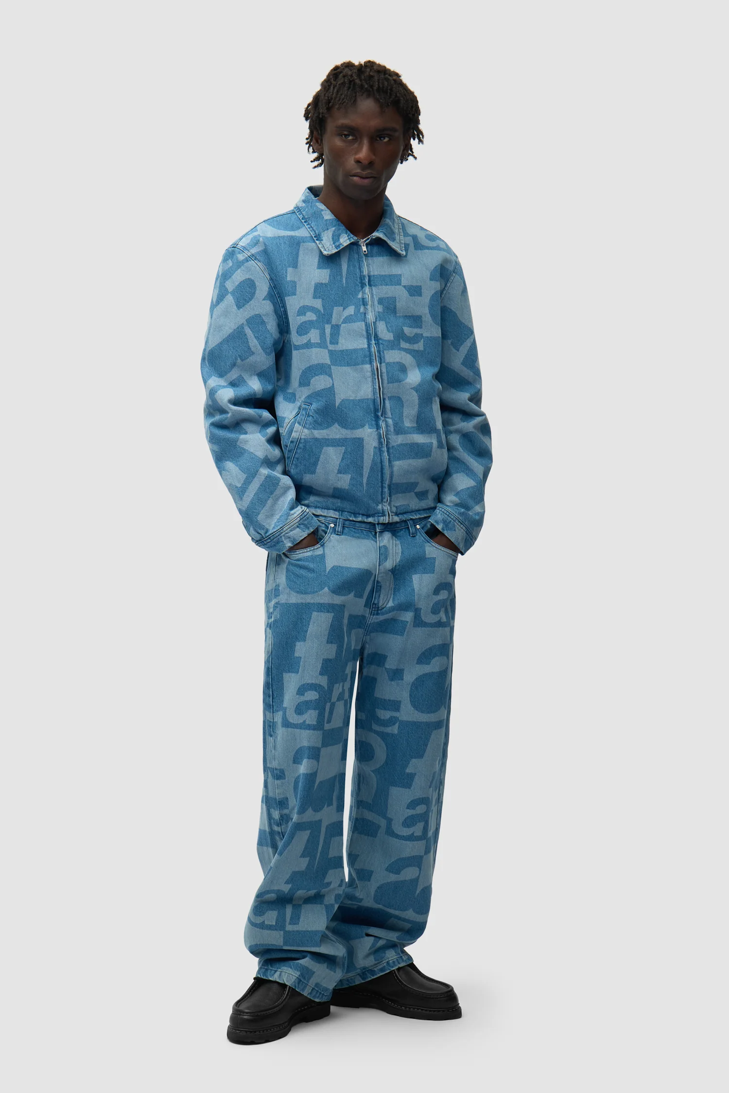 Denim Allover Jacket - Raw Denim - Image 4
