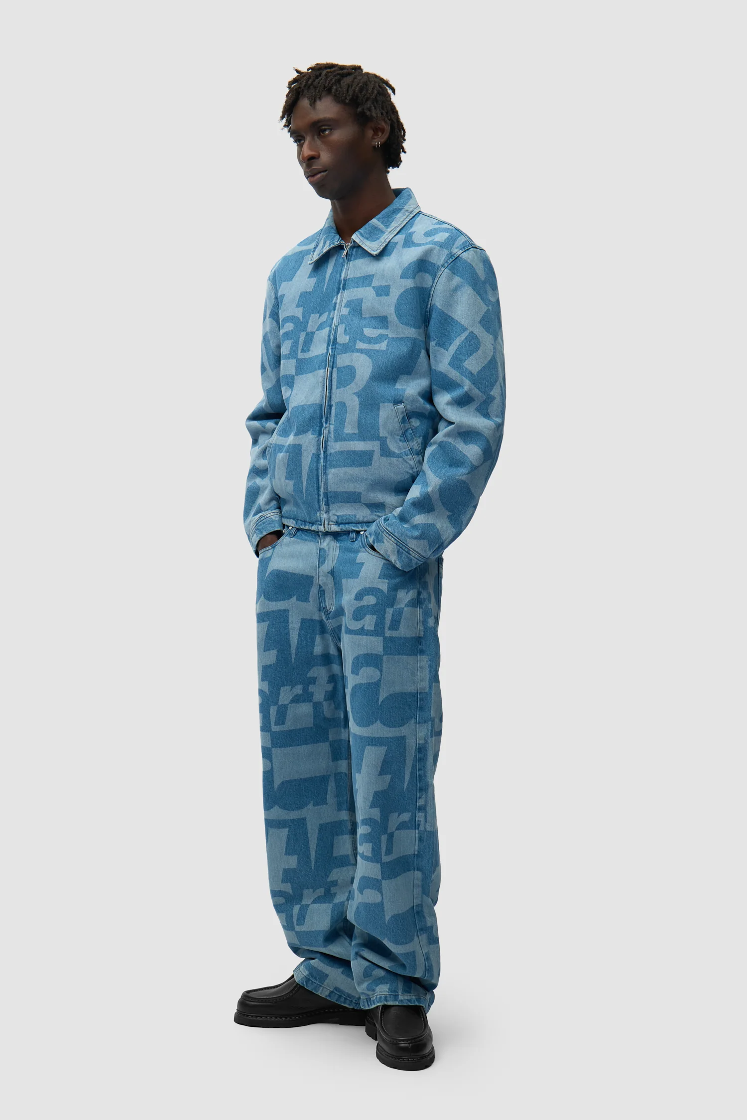 Denim Allover Jacket - Raw Denim - Image 5