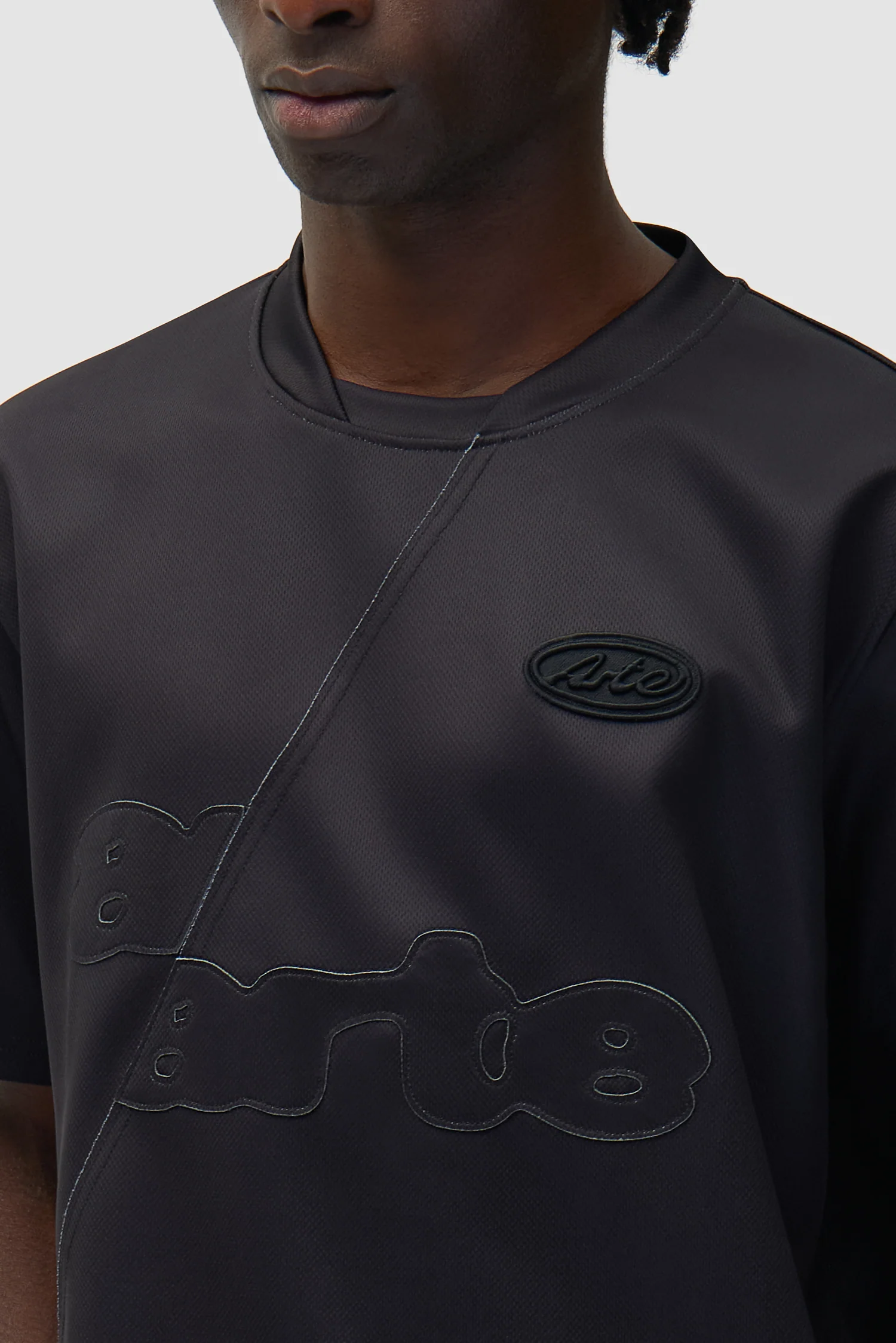 Football T-shirt - Black - Image 8