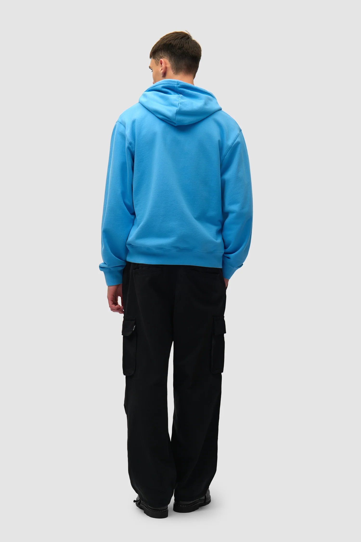 Heart Logo Hoodie - Blue - Image 6