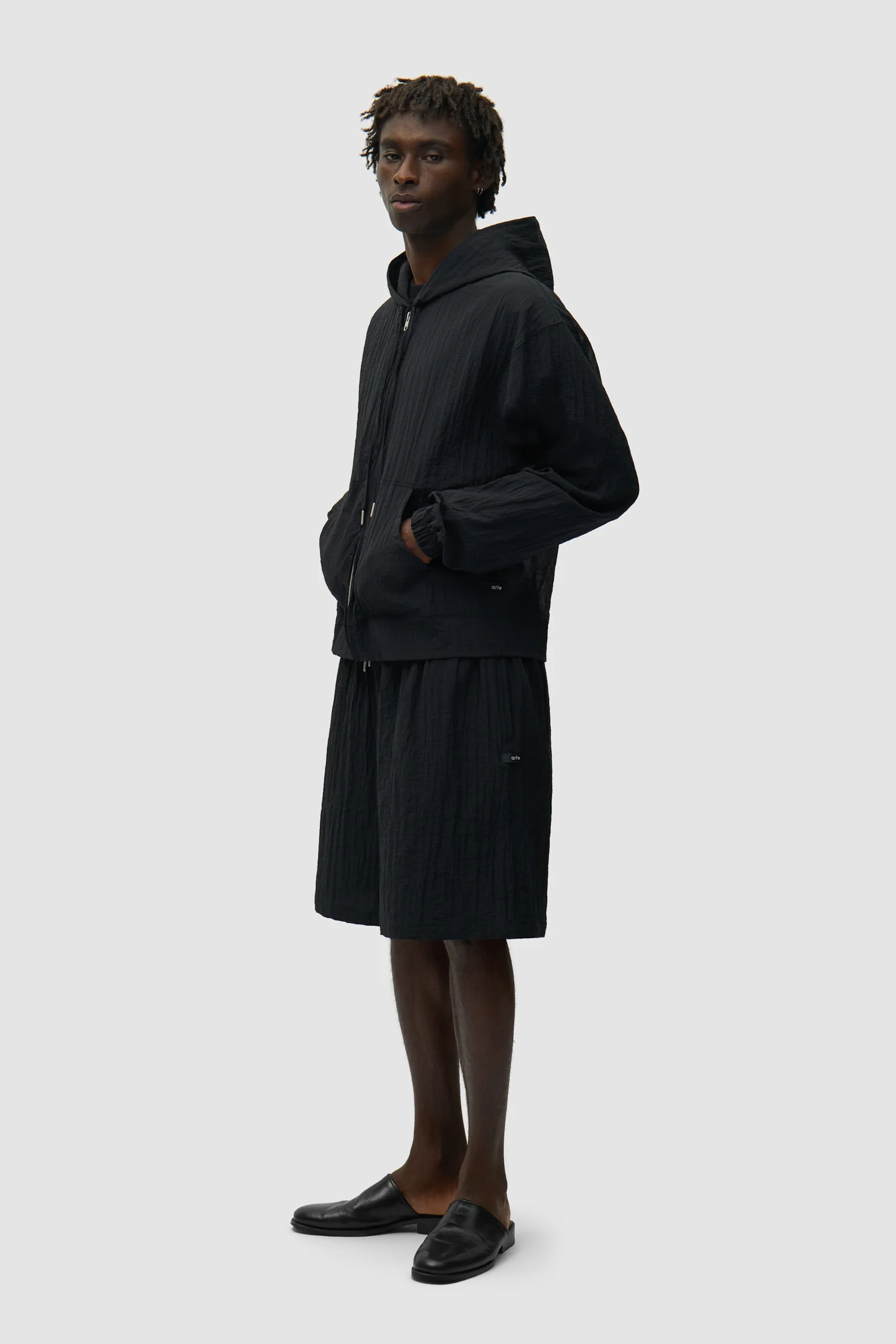 Mesh Jacket - Black - Image 4